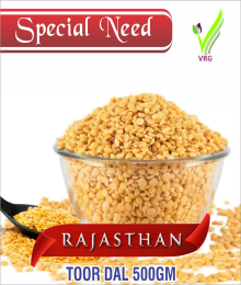 TOOR DAL DHULI 500GM  VRG ORGANIC